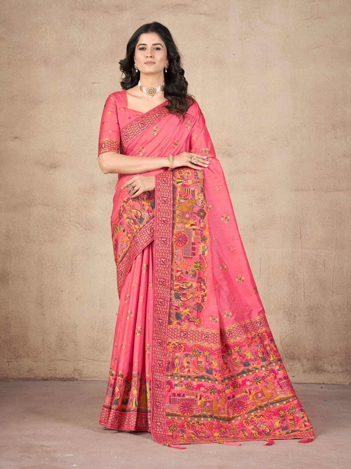 Pashmina Saree