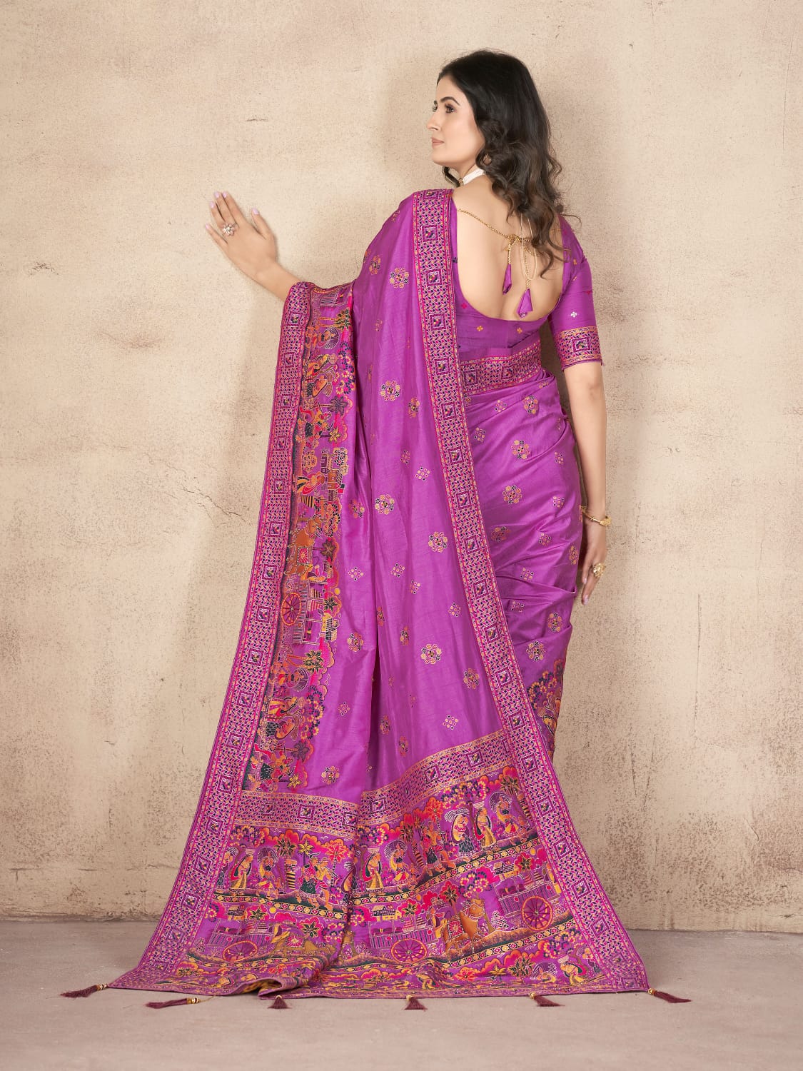 Pashmina Saree