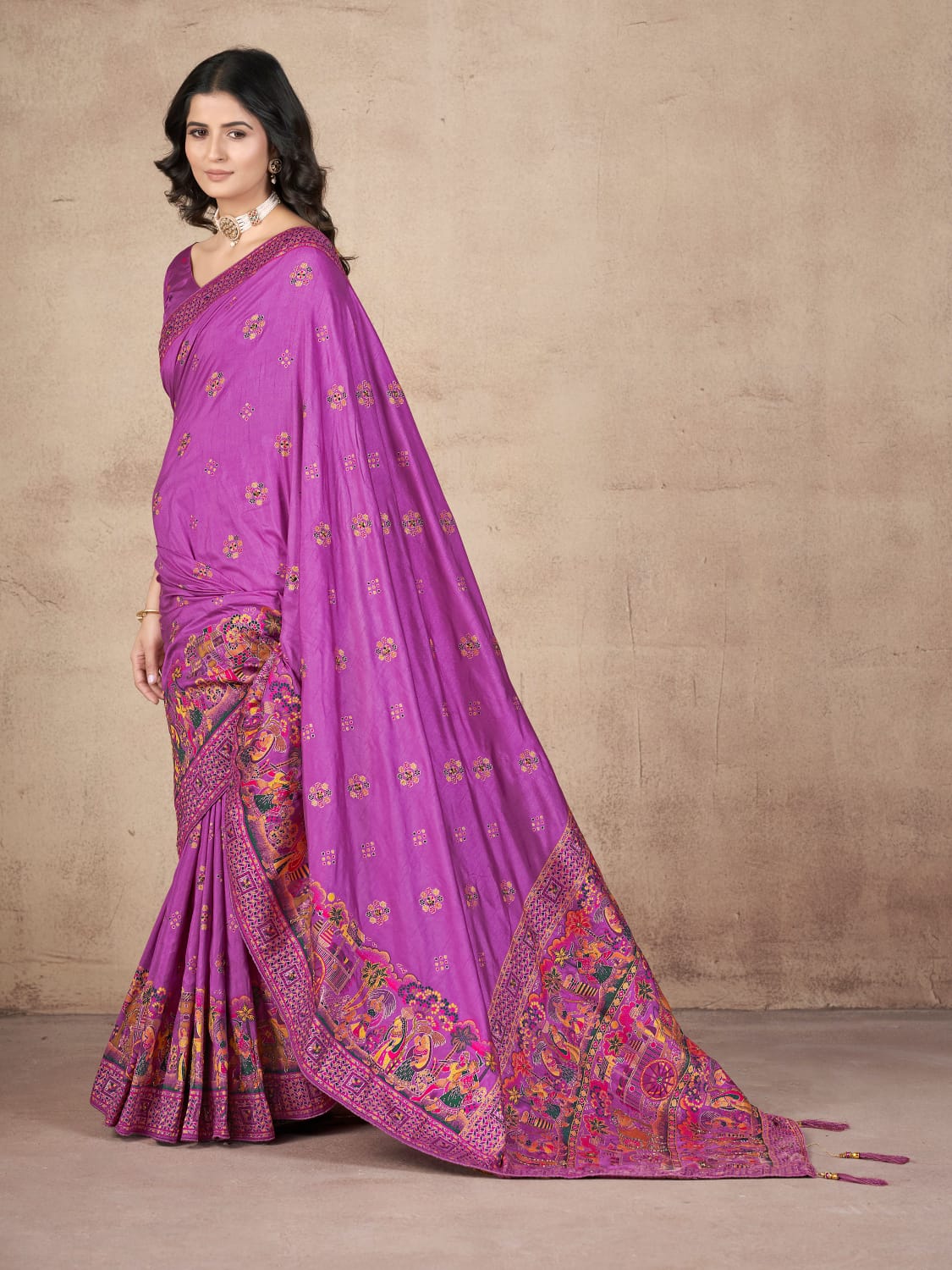 Pashmina Saree