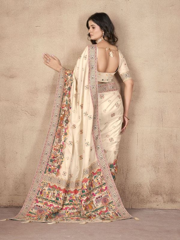Pashmina Saree