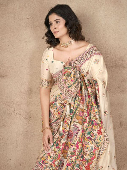 Pashmina Saree