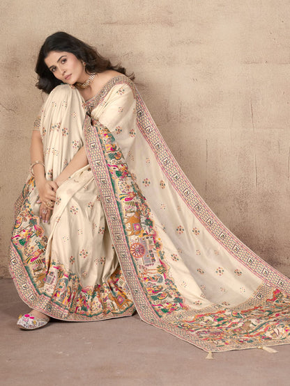 Pashmina Saree