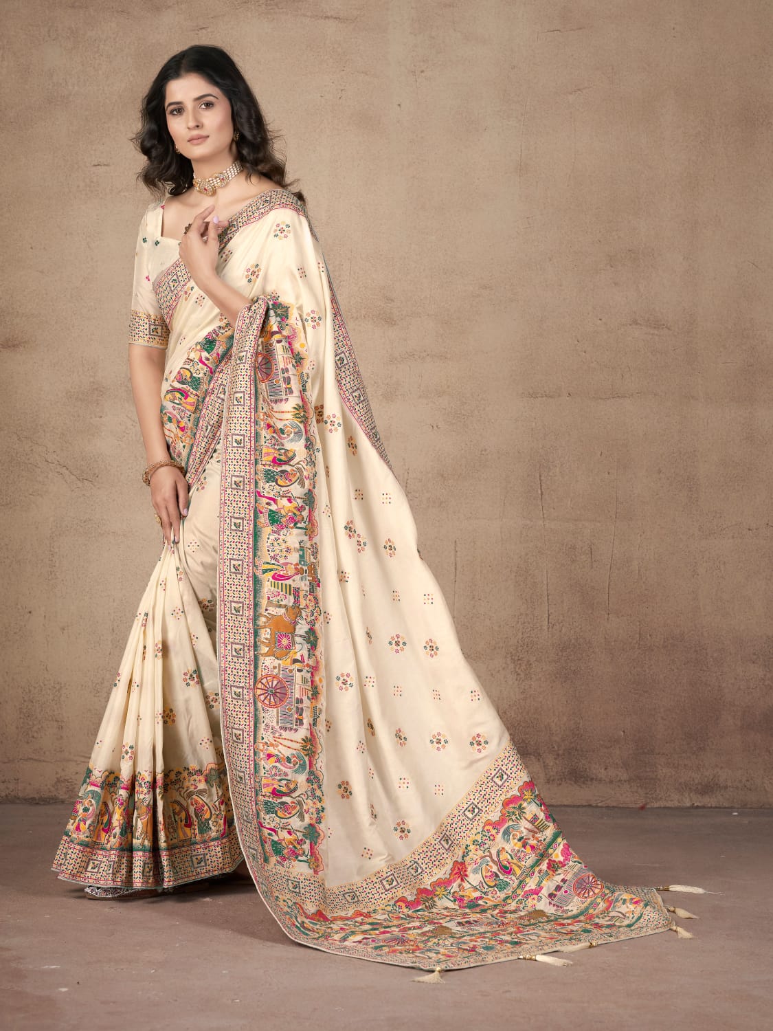 Pashmina Saree