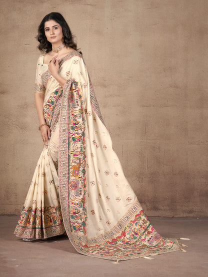 Pashmina Saree