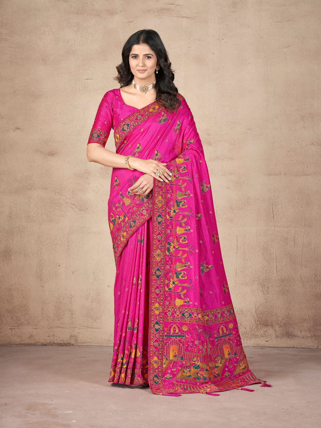 Pashmina Saree