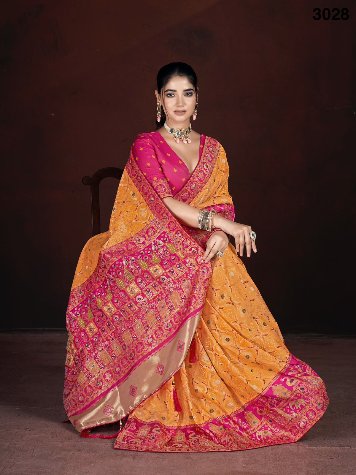 Pashmina Saree