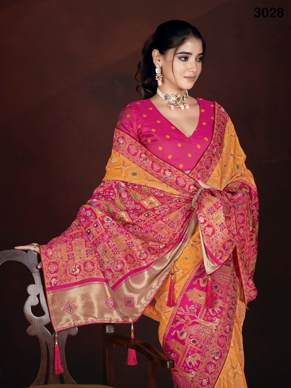 Pashmina Saree