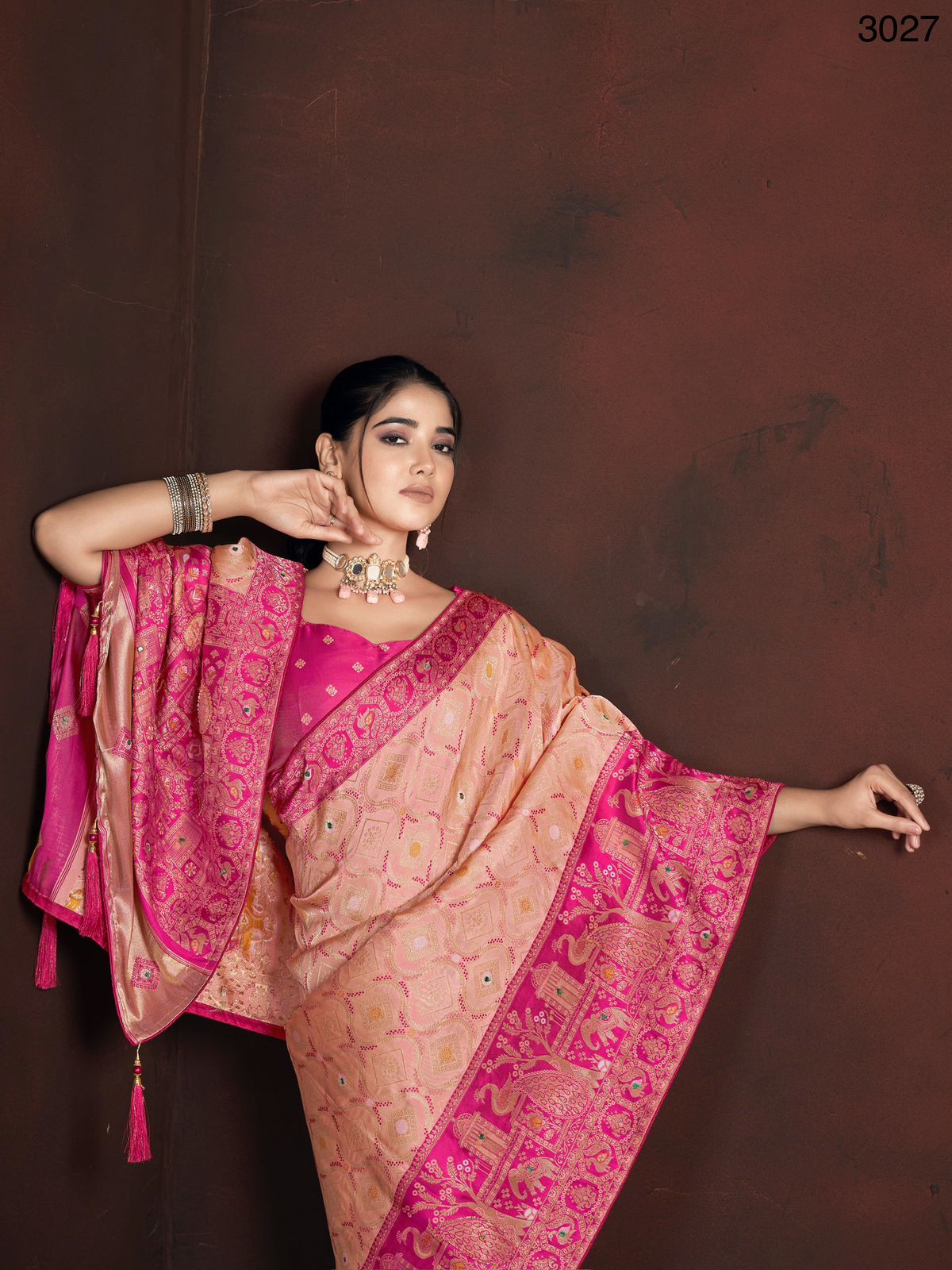 Pashmina Saree