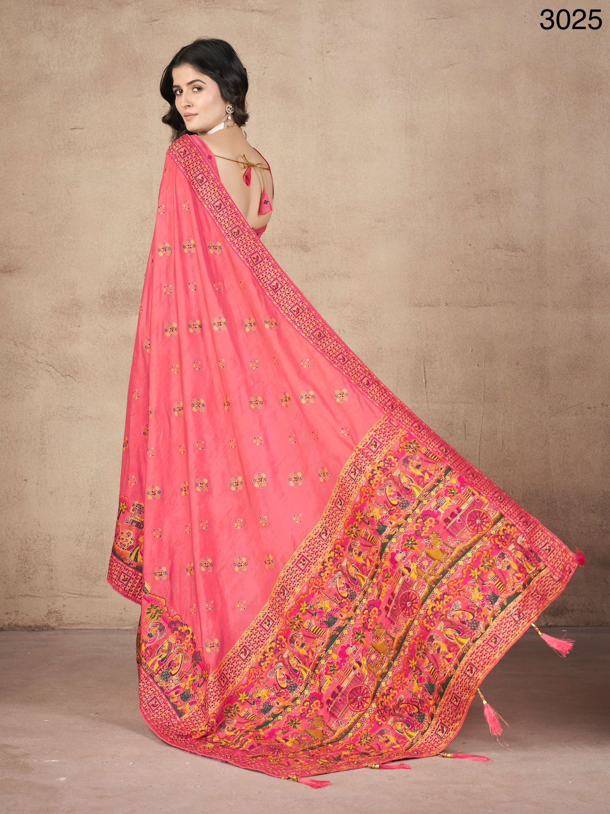 Pashmina Silk Saree