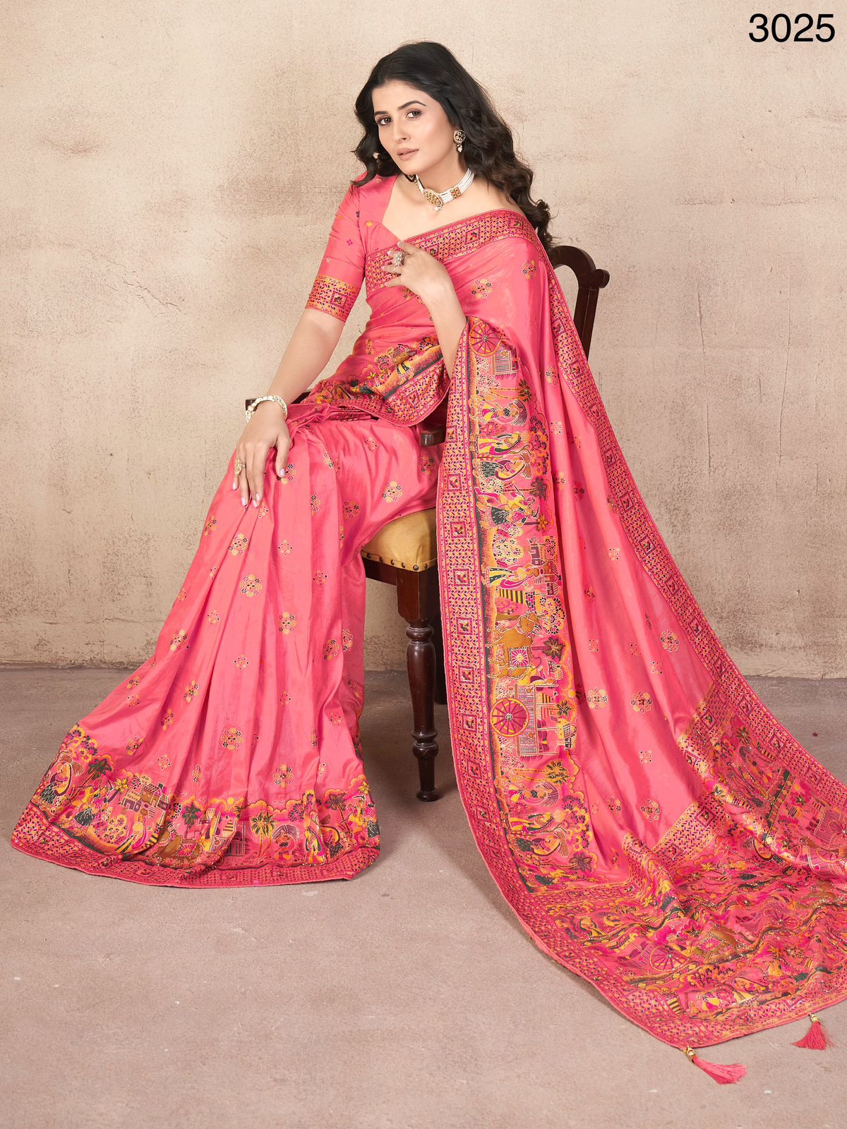Pashmina Silk Saree