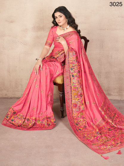 Pashmina Silk Saree