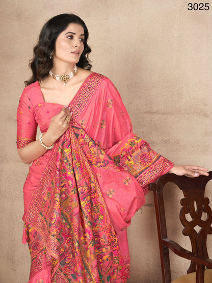 Pashmina Silk Saree