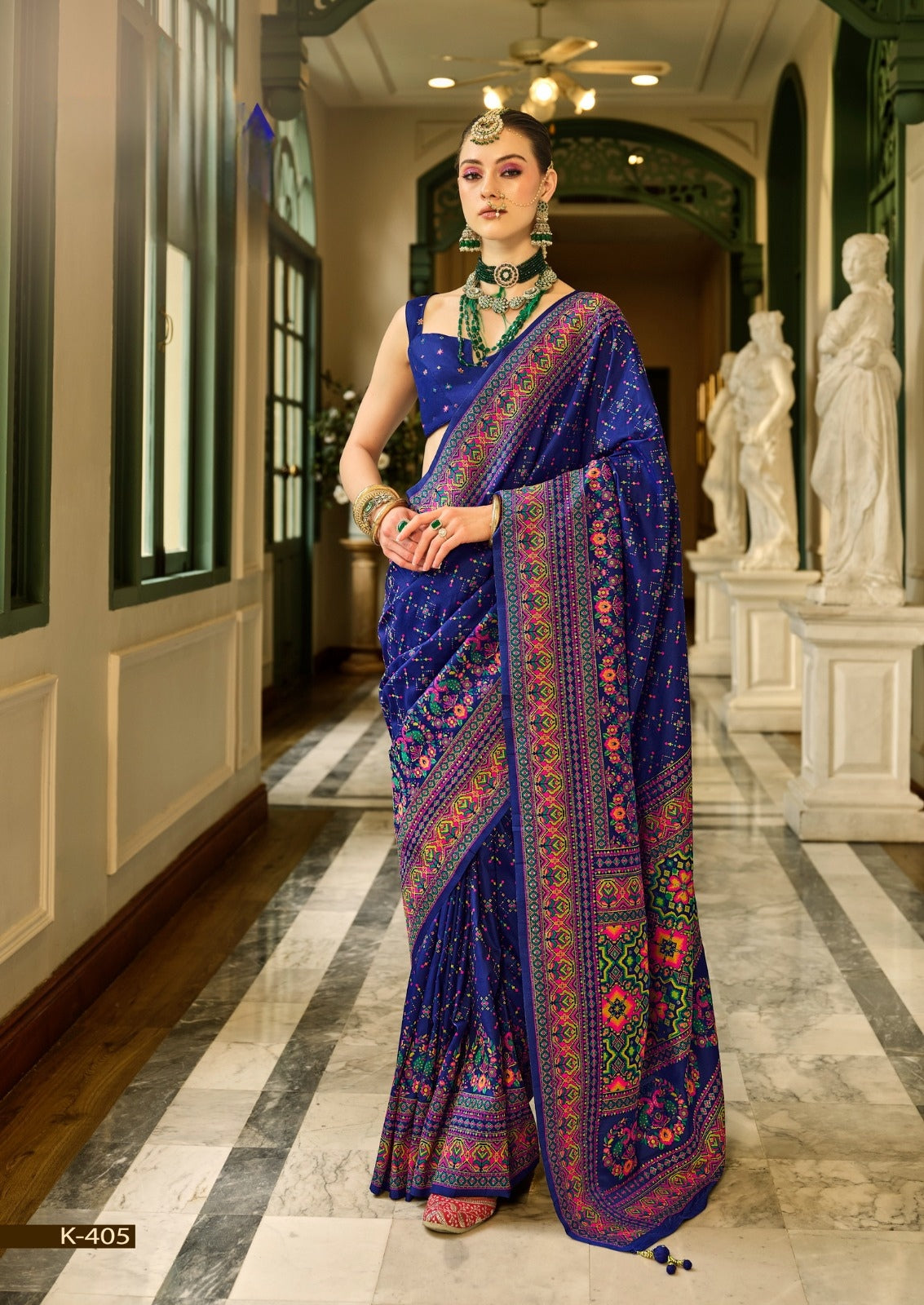 Kashmiri Pashmina Silk Saree