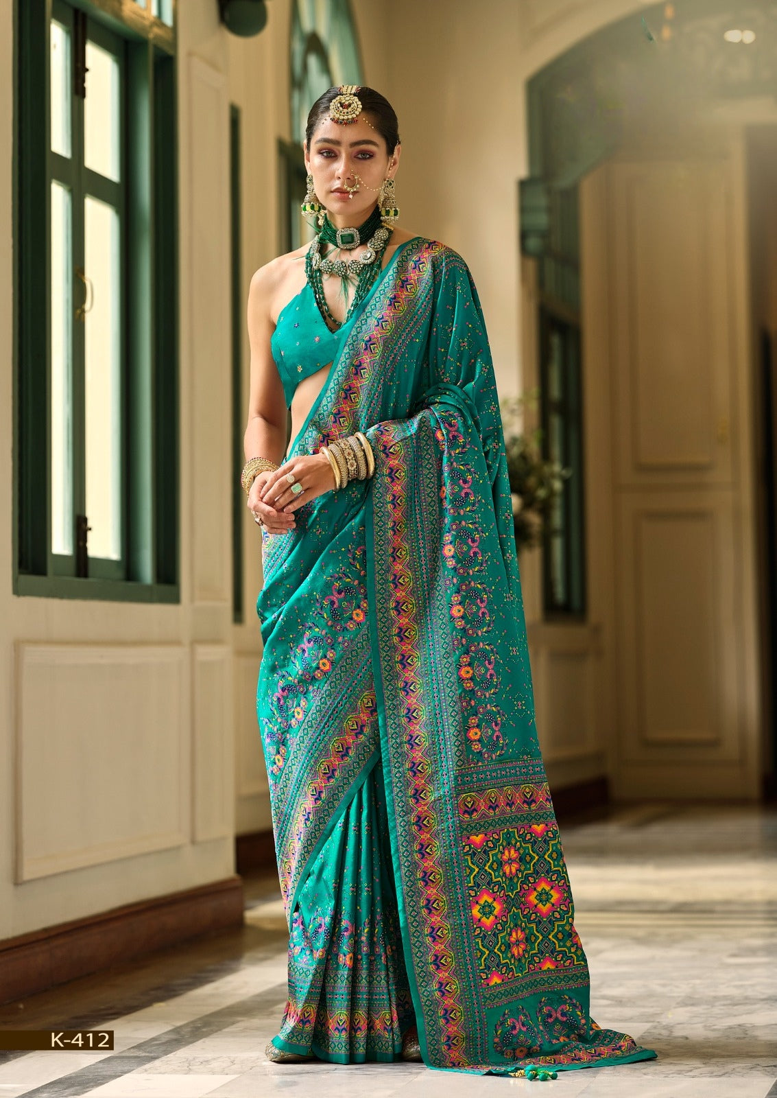 Kashmiri Pashmina Silk Saree