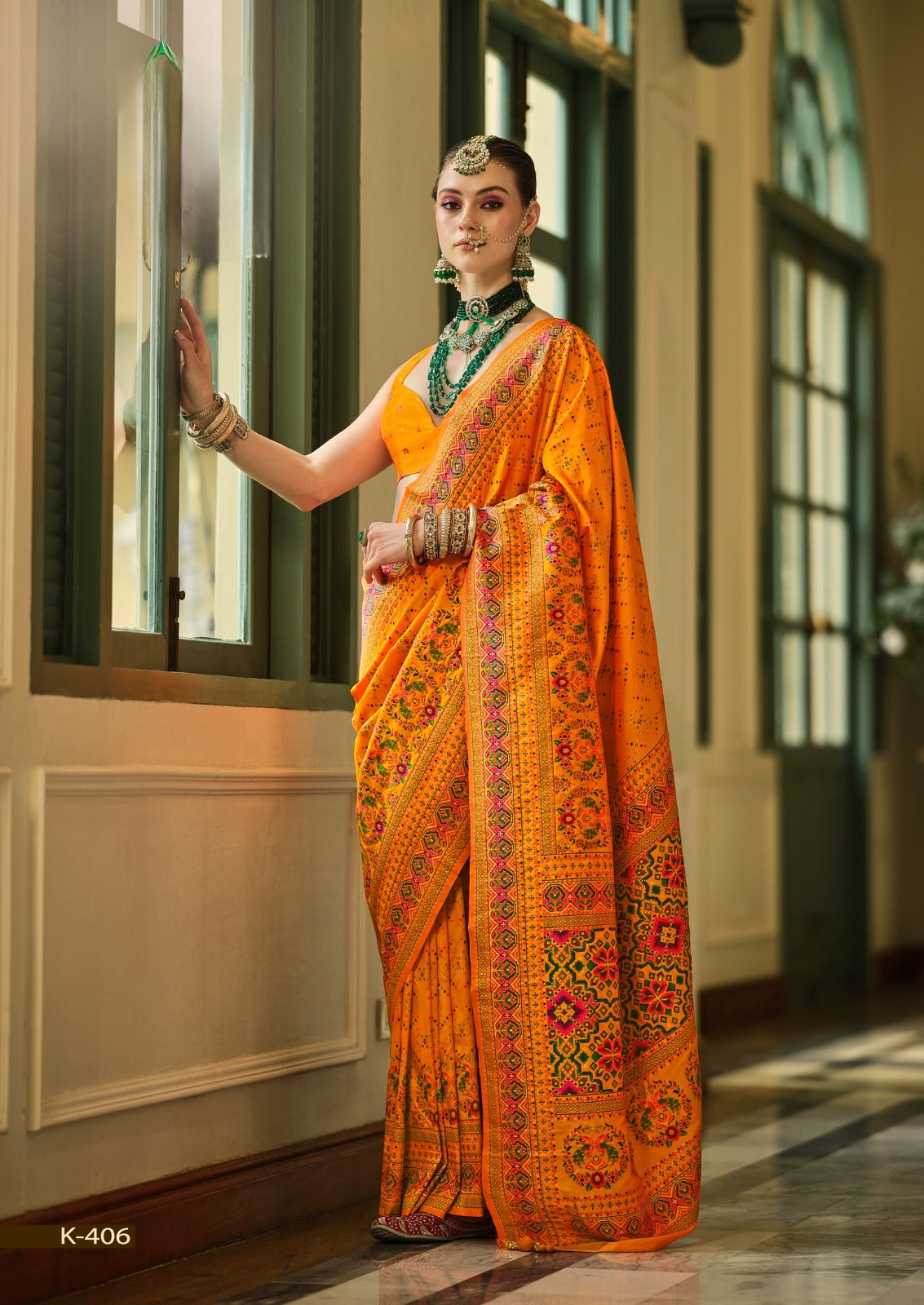 Kashmiri Pashmina Silk Saree