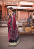 Gajji Lagdi Patrta Silk Saree