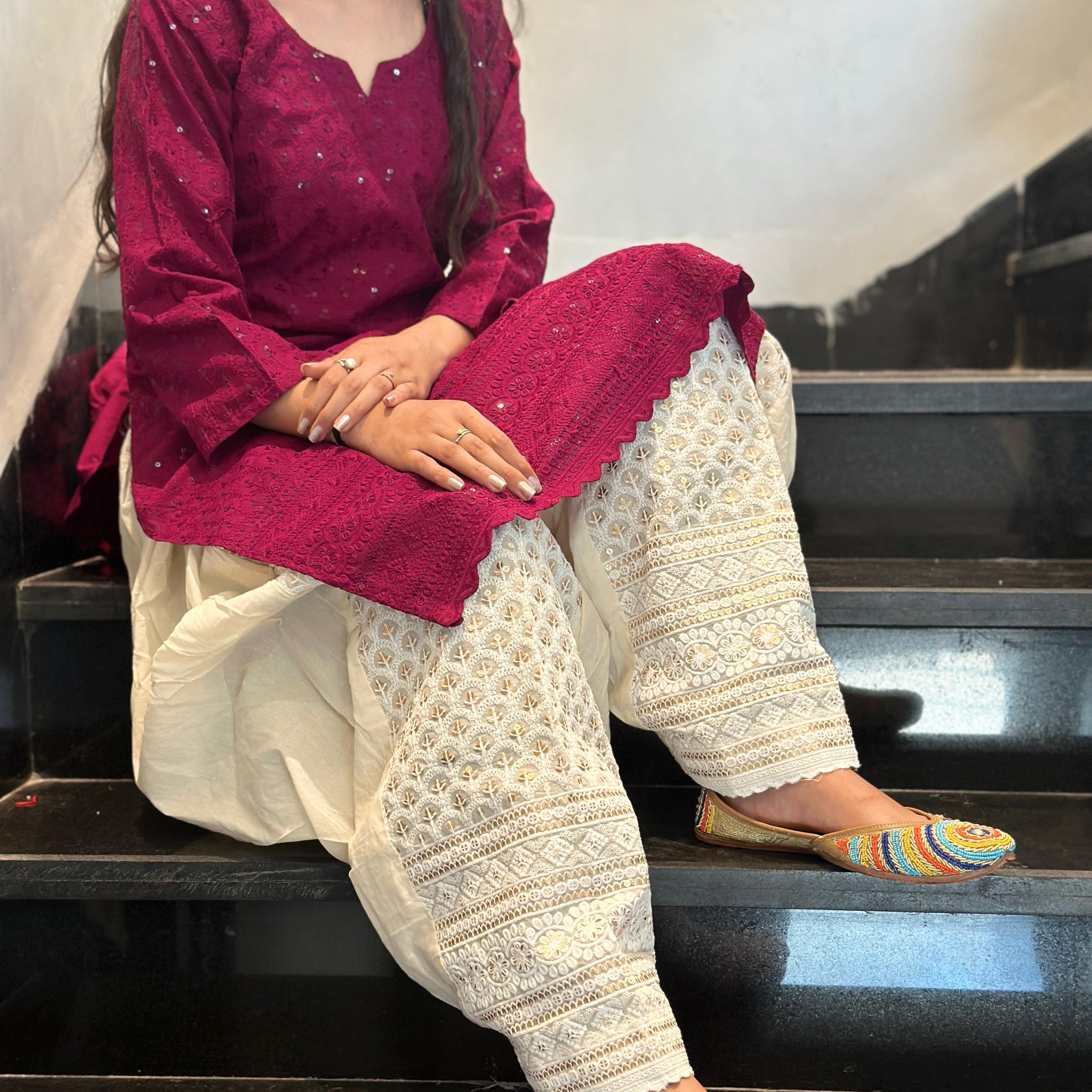 Lucknowi Salwar Suit