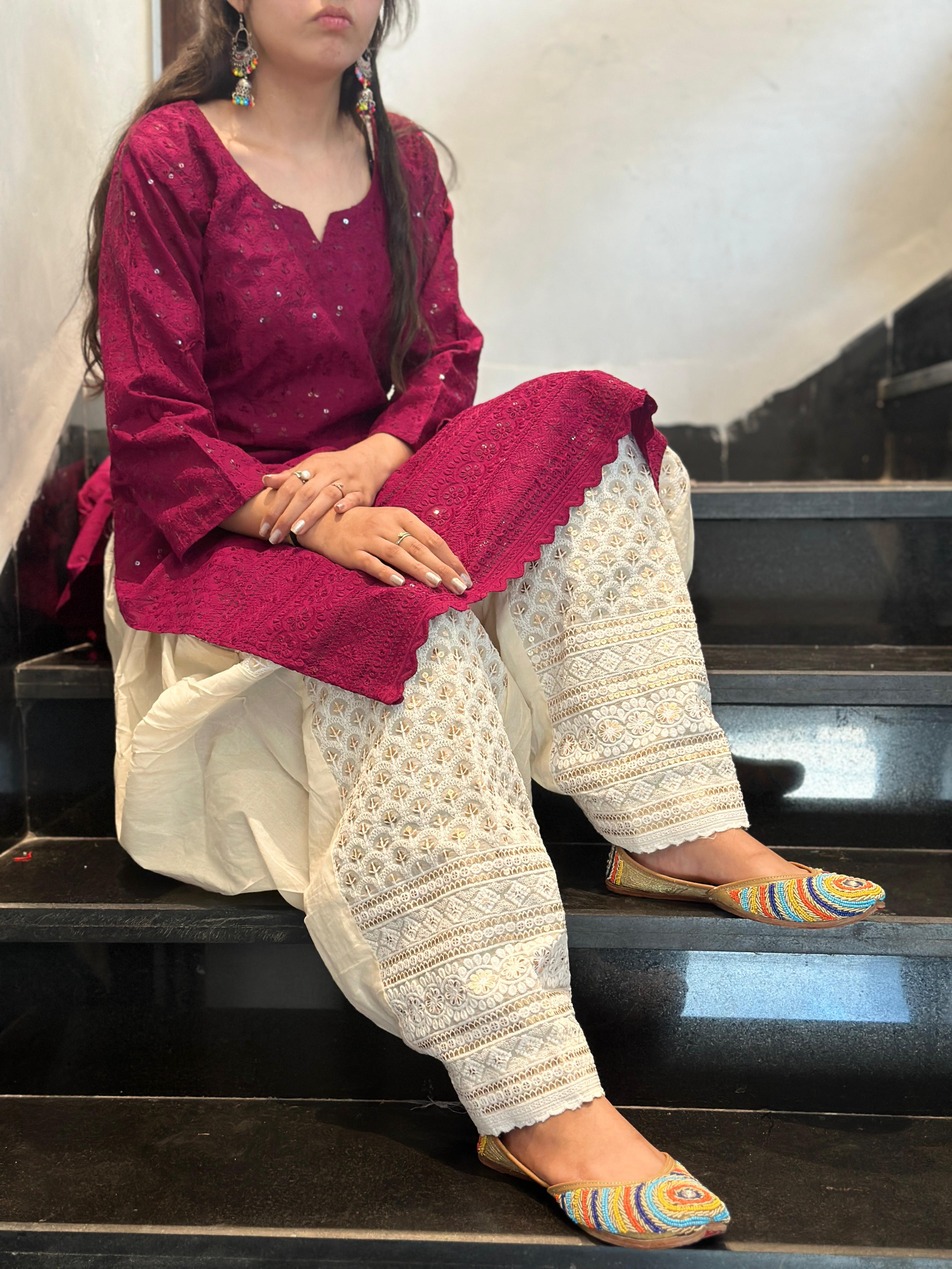 Lucknowi Salwar Suit