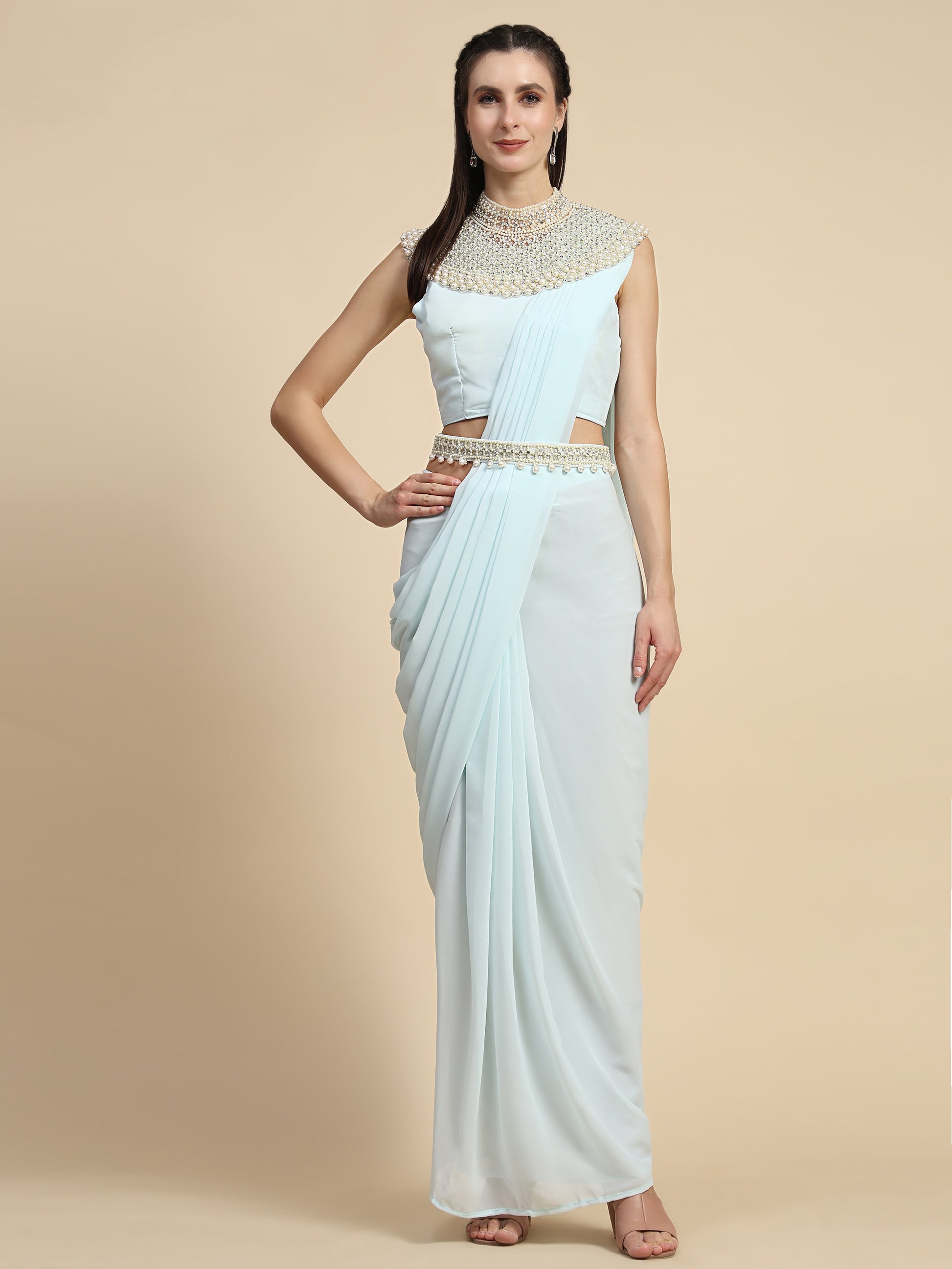 Ready-to-Wear Georgette Saree