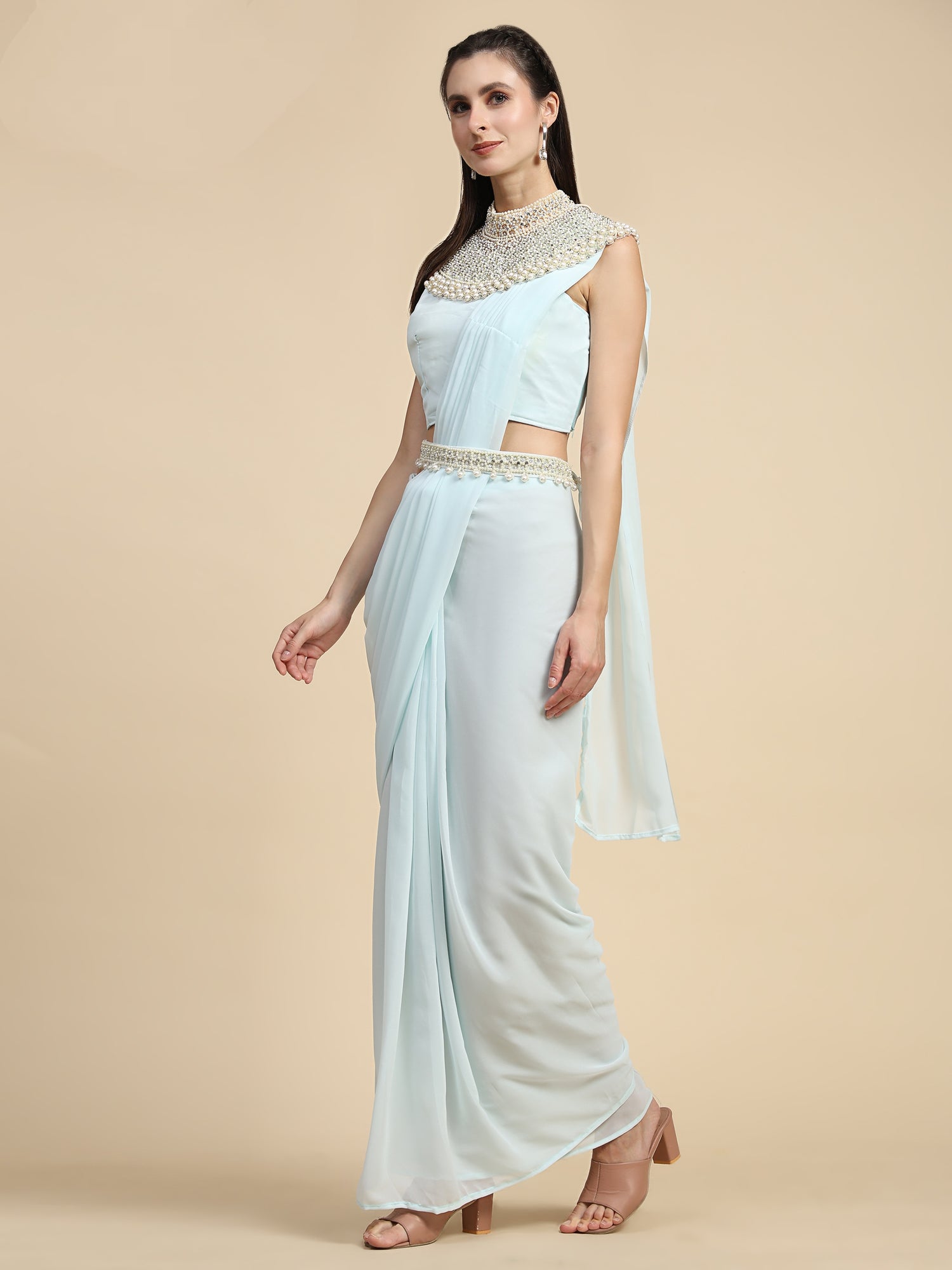 Ready-to-Wear Georgette Saree