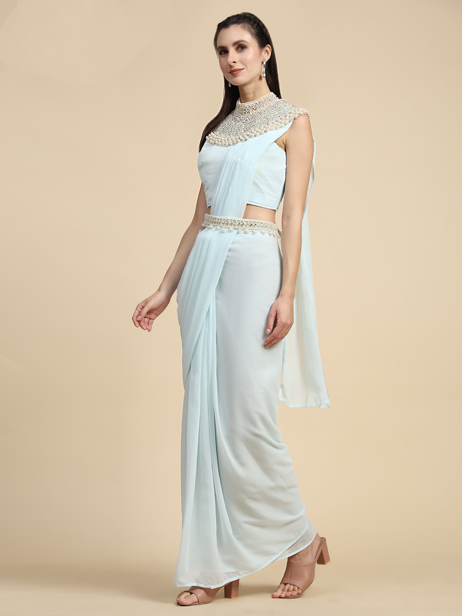 Ready-to-Wear Georgette Saree