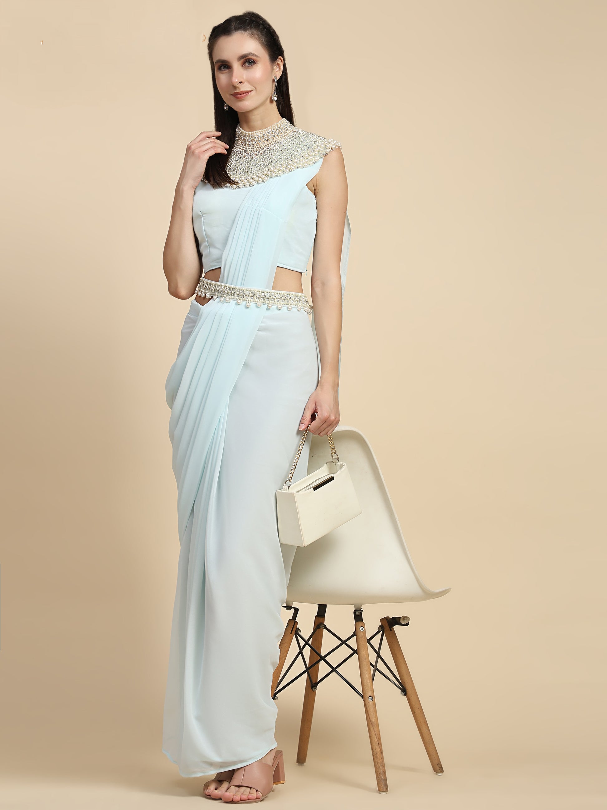 Ready-to-Wear Georgette Saree