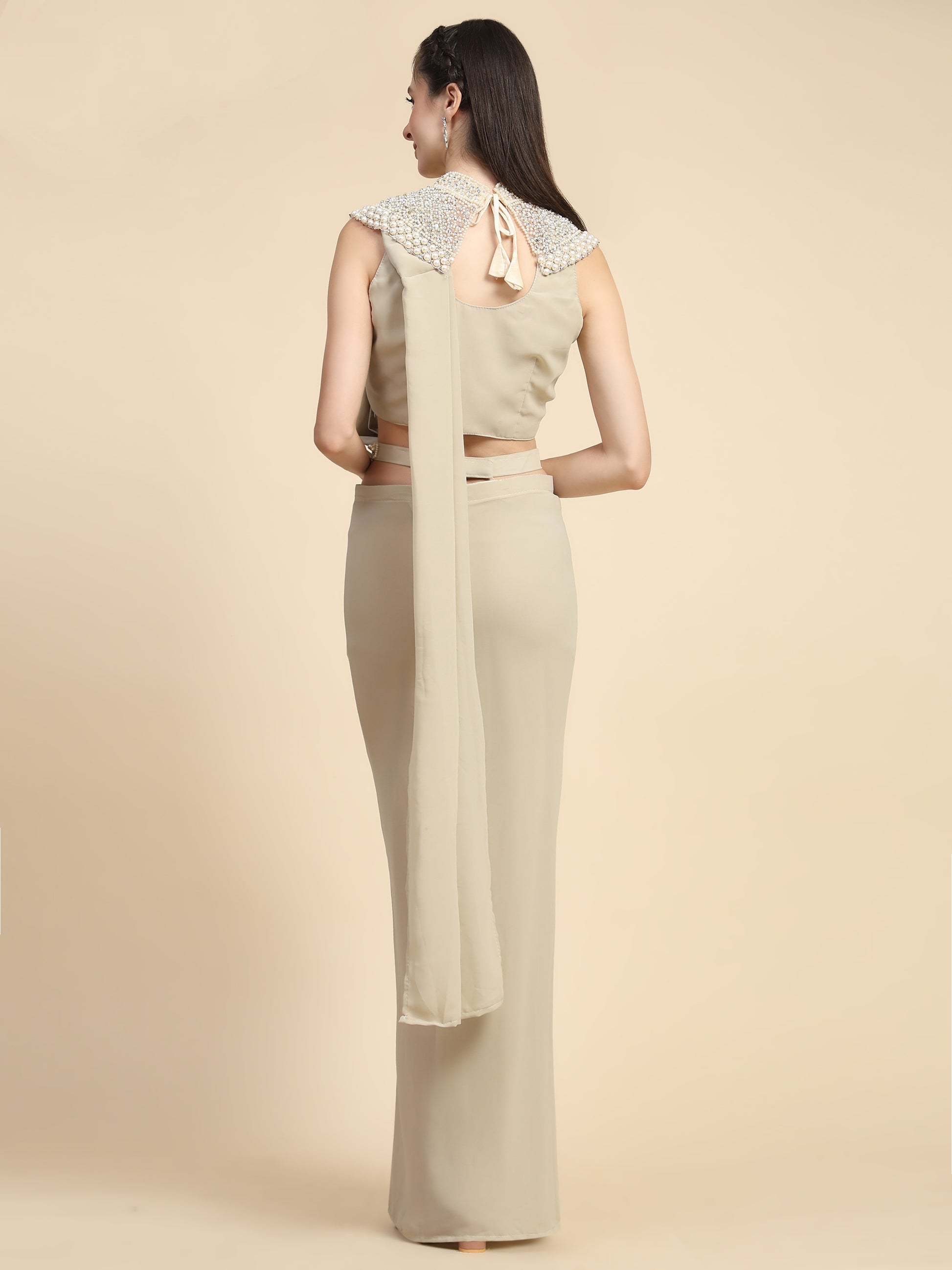 Ready-to-Wear Georgette Saree