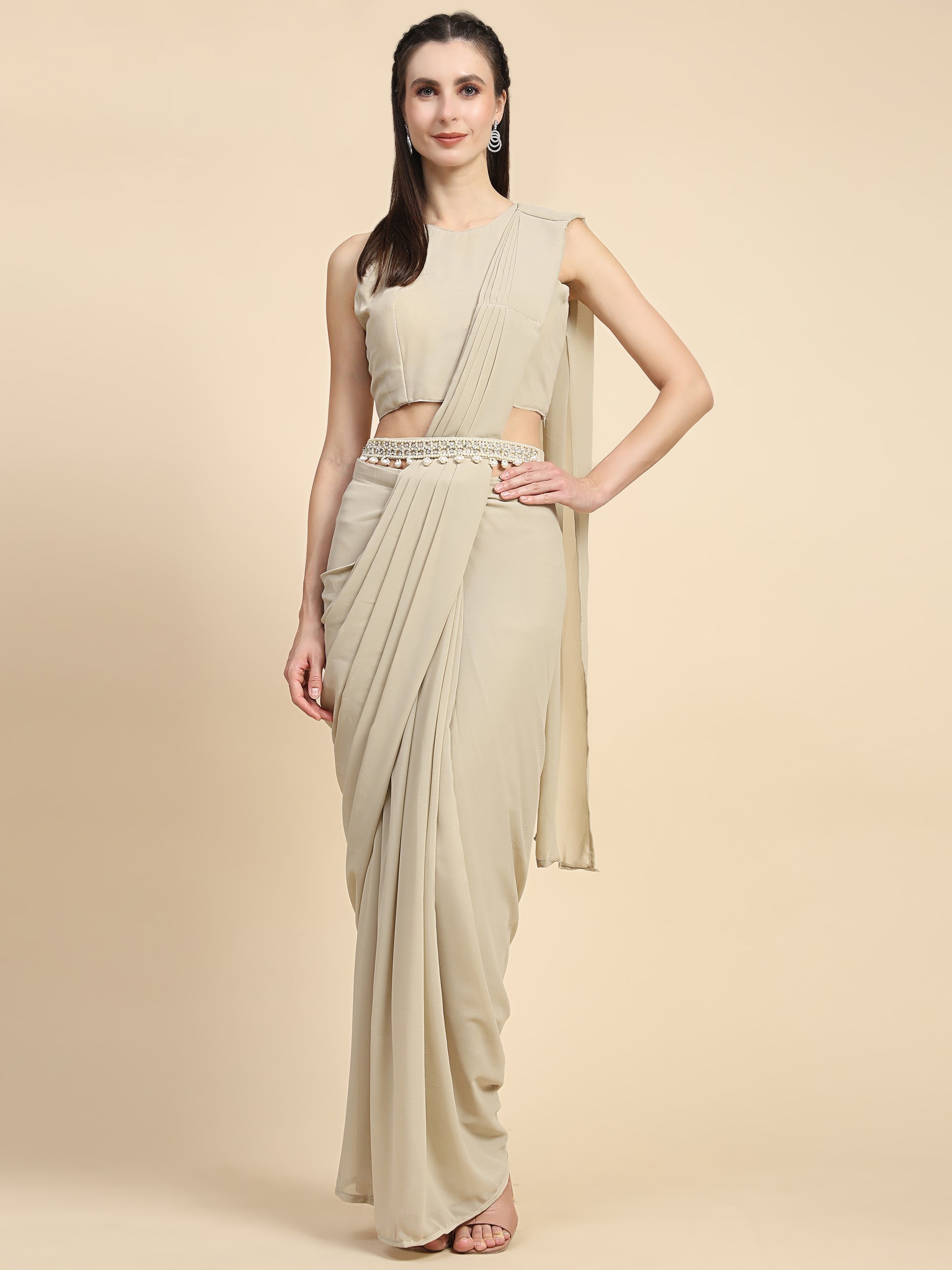 Ready-to-Wear Georgette Saree