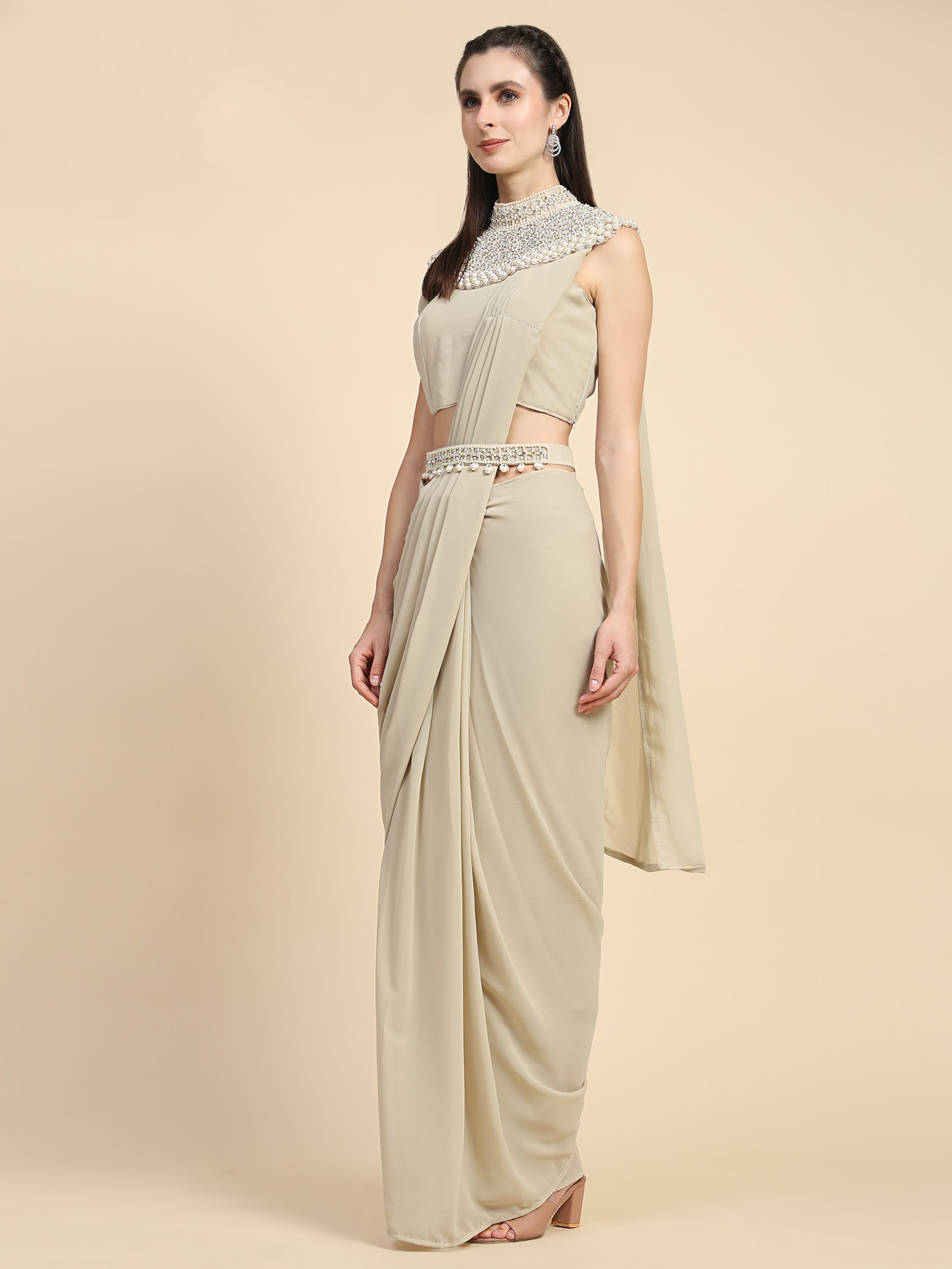 Ready-to-Wear Georgette Saree