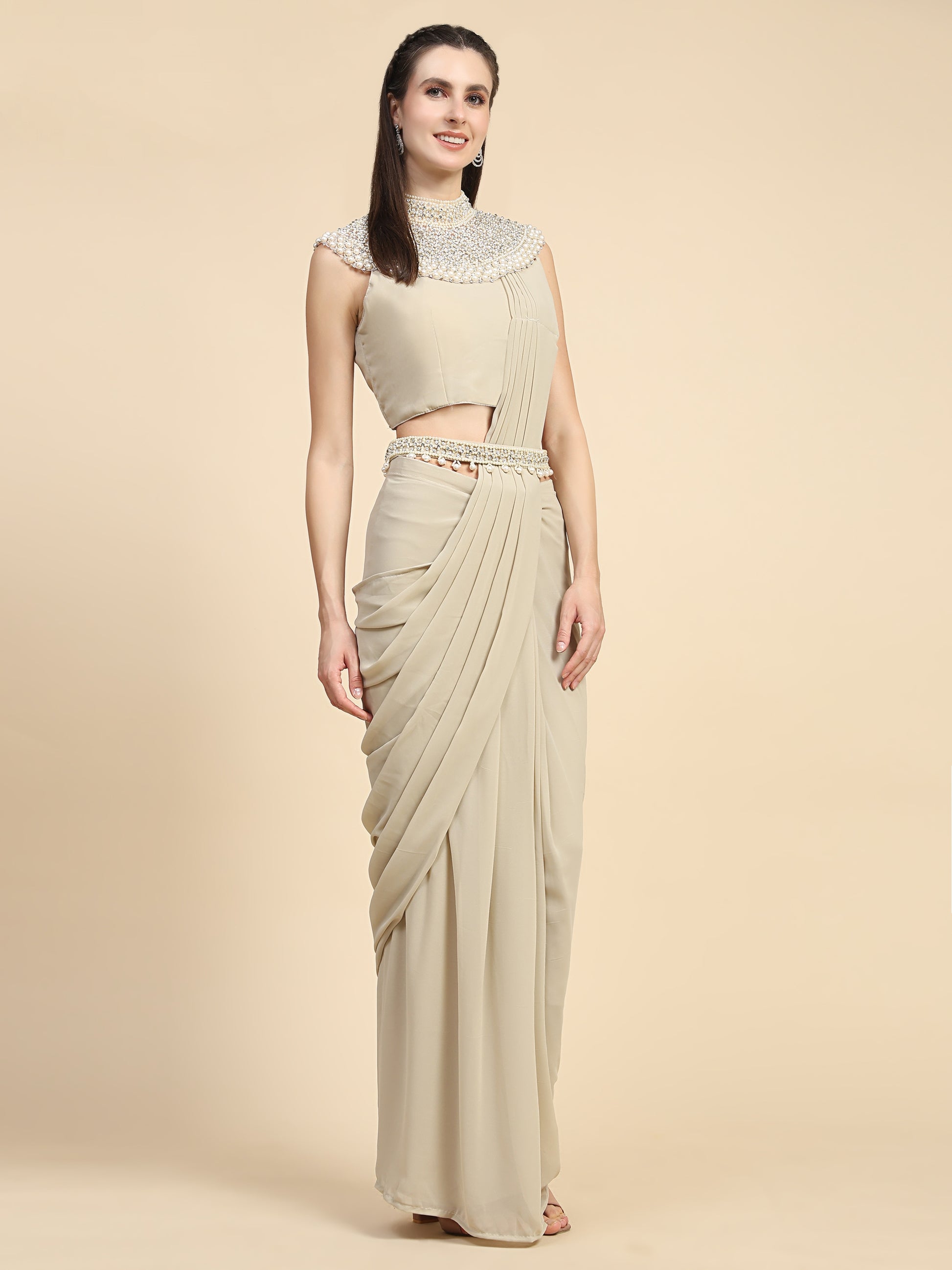 Ready-to-Wear Georgette Saree