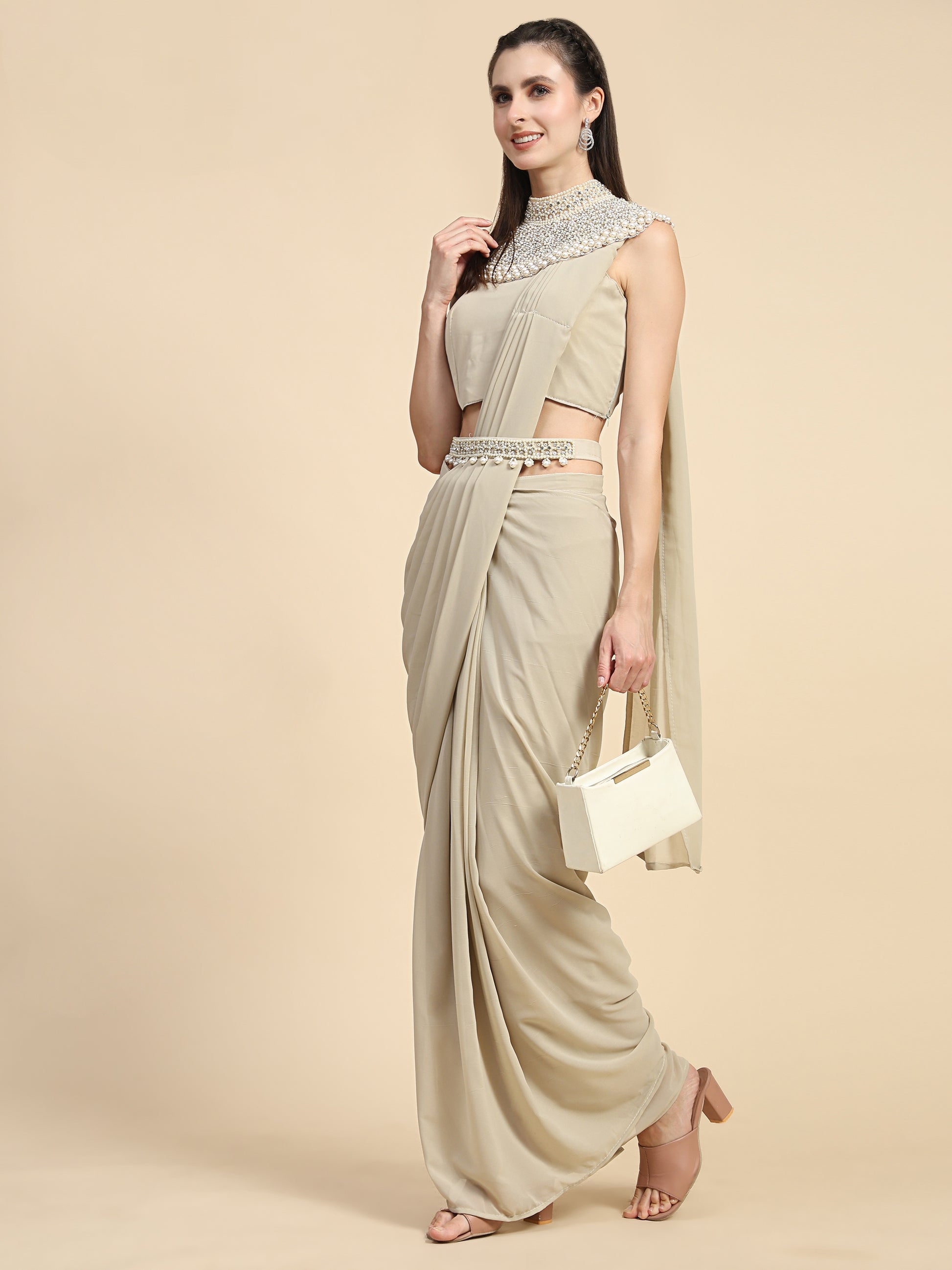Ready-to-Wear Georgette Saree