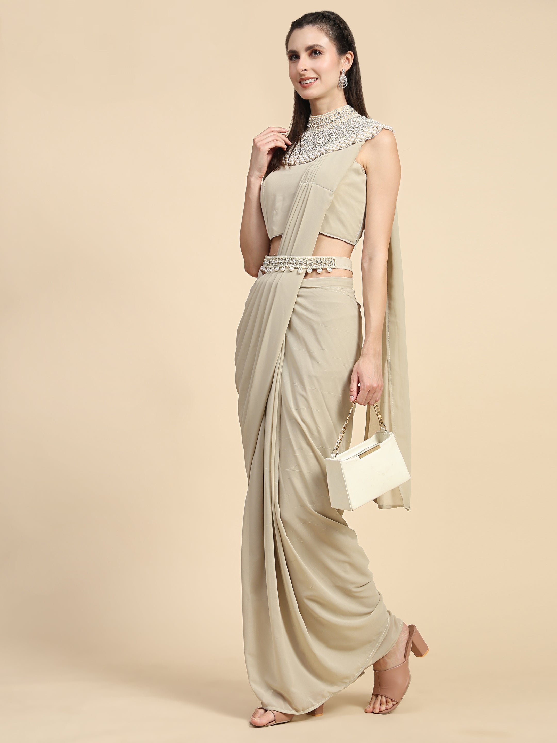 Ready-to-Wear Georgette Saree
