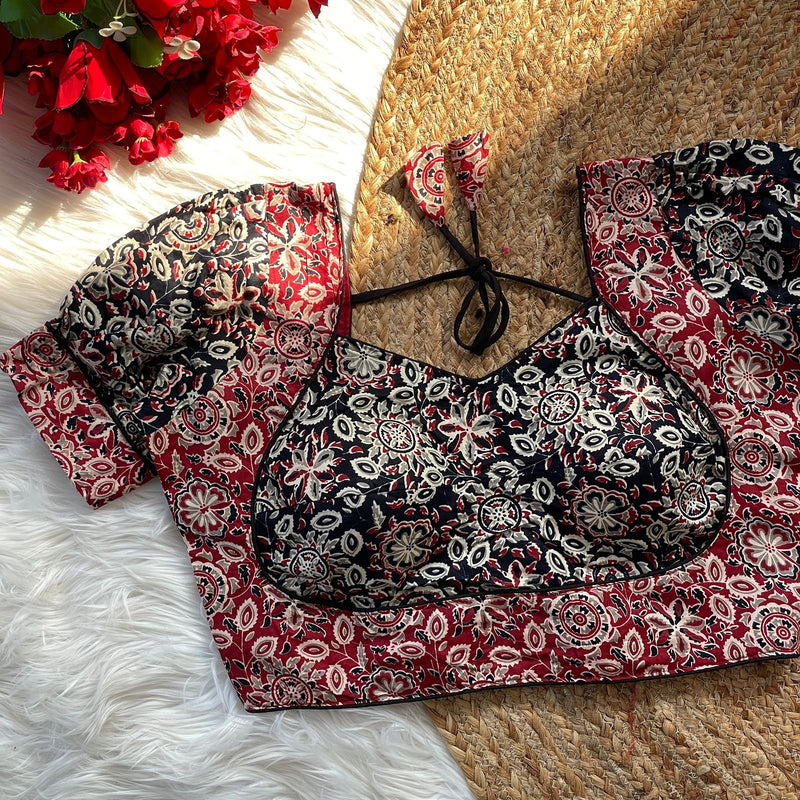 Ajrakh Cotton Printed Blouse
