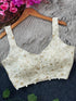 Hakoba Pompom Sleeveless Blouse