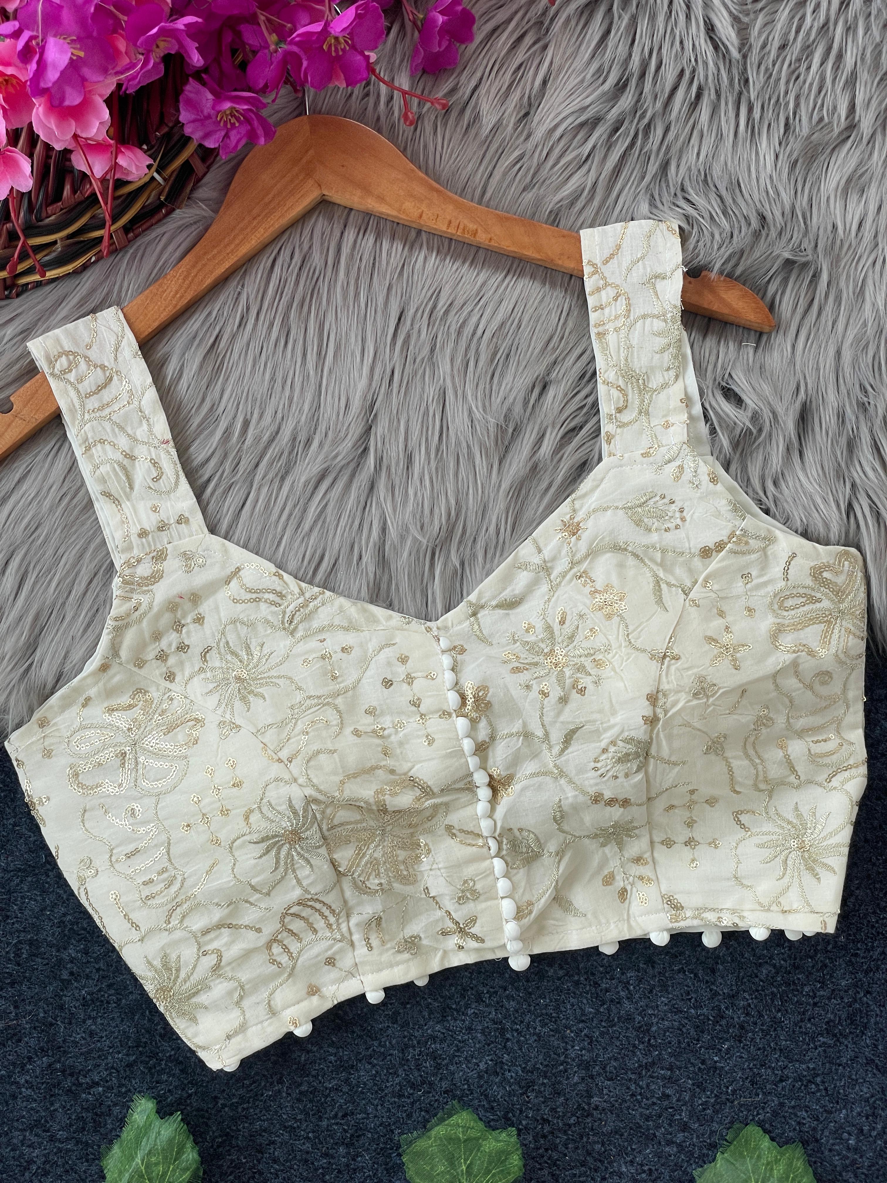 Hakoba Pompom Sleeveless Blouse