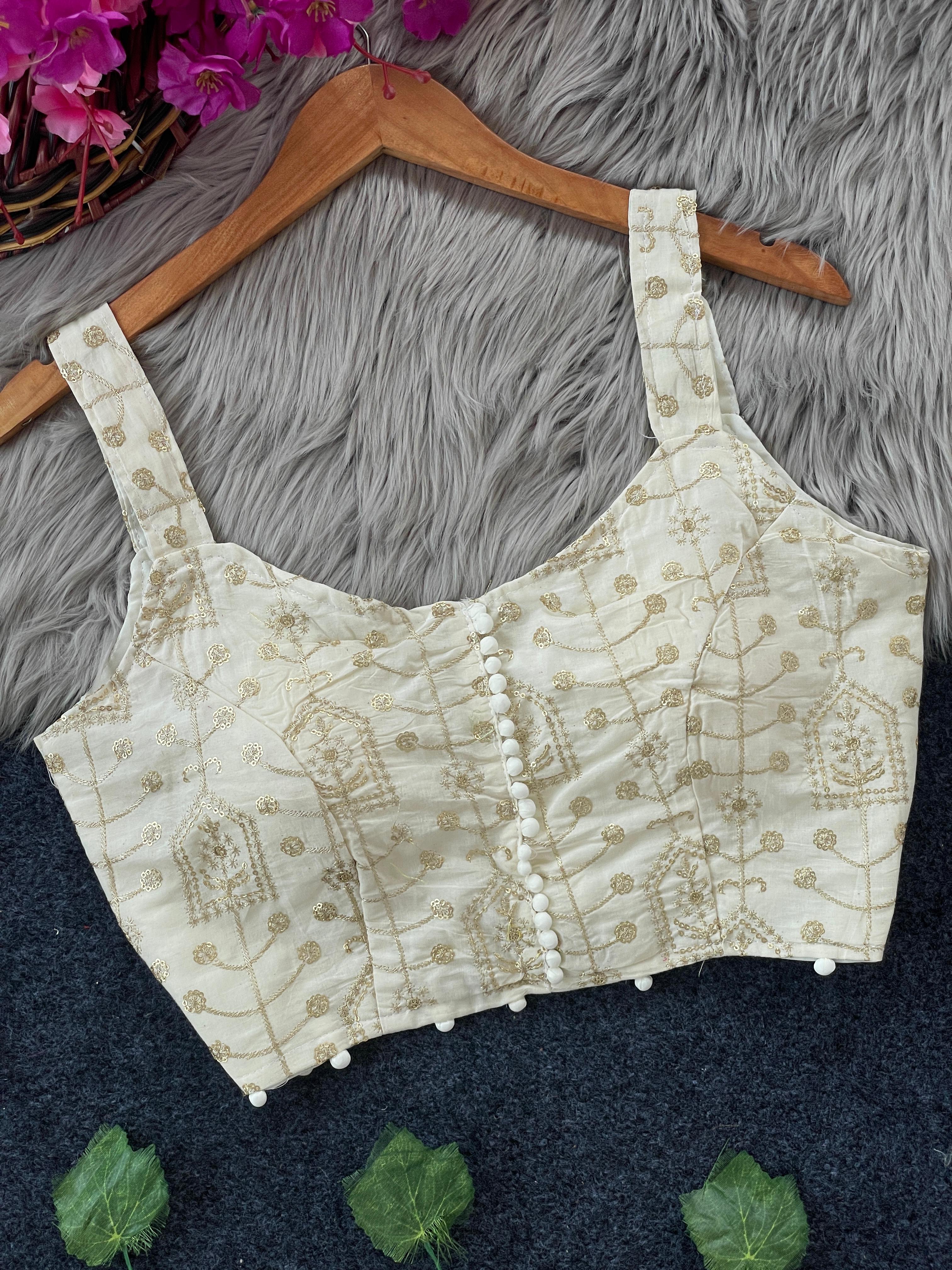 Hakoba Pompom Sleeveless Blouse