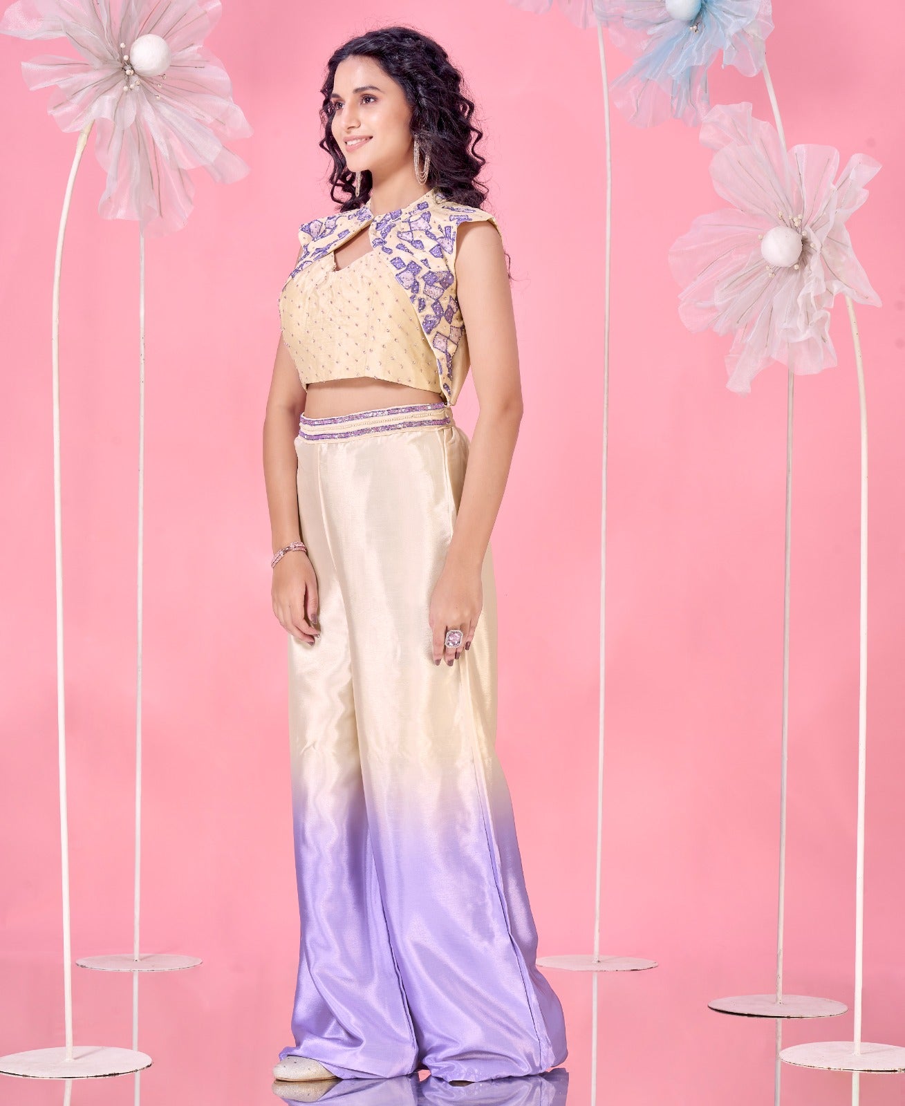 Crop Top Suit