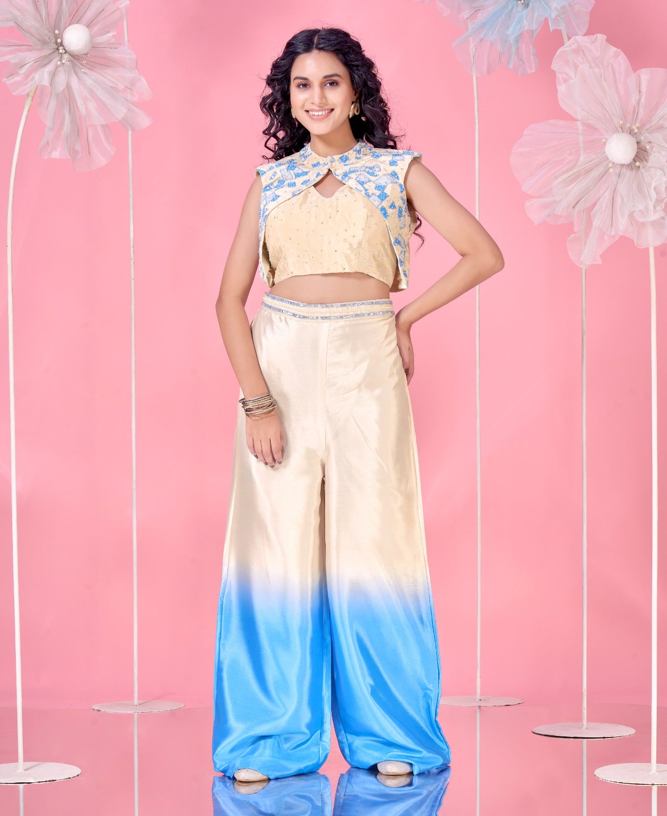 Crop Top Suit