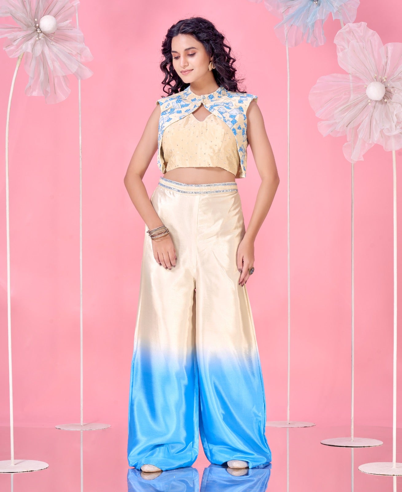 Crop Top Suit