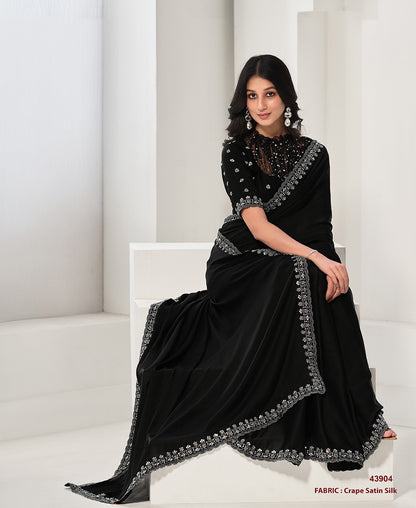 Satin Silk Saree