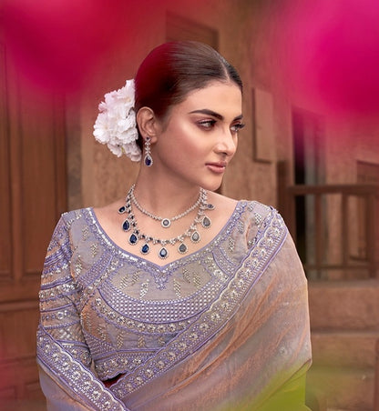 Crape Silk Georgette Saree