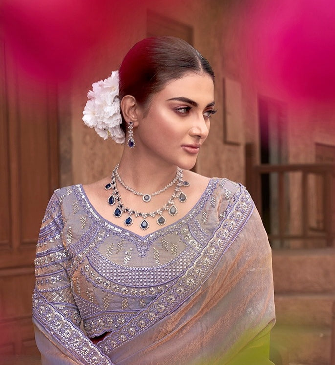 Crape Silk Georgette Saree