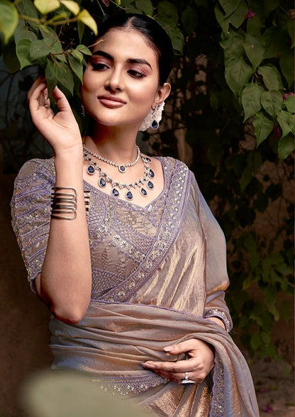 Crape Silk Georgette Saree