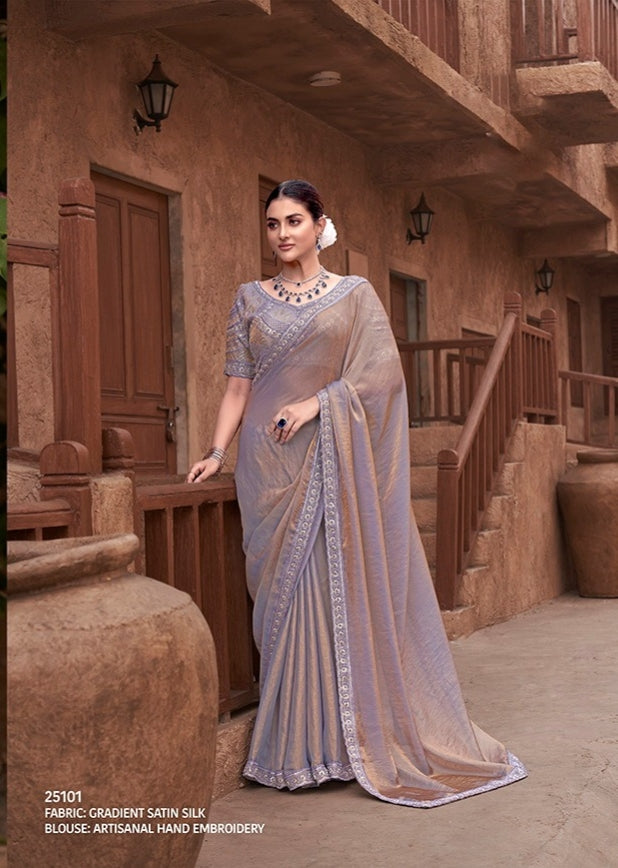 Crape Silk Georgette Saree