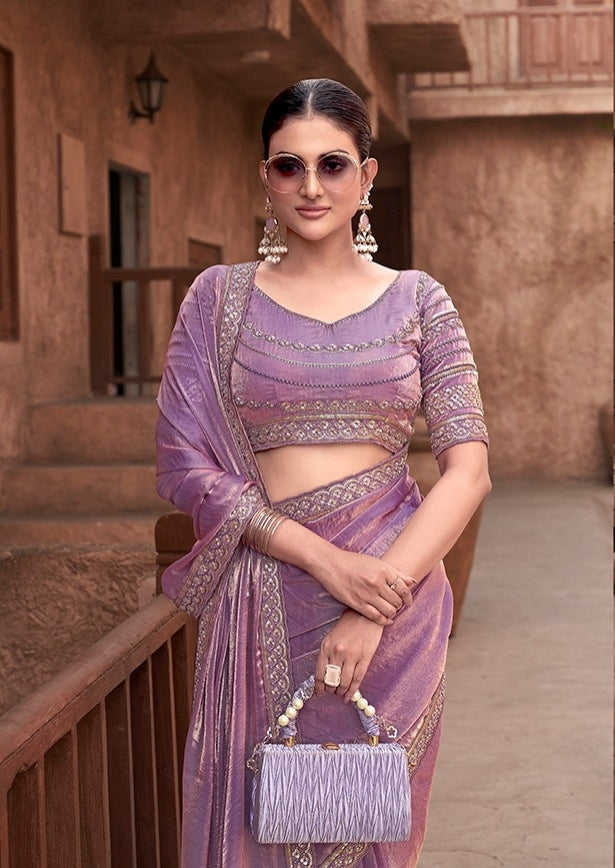 Crape Silk Georgette Saree