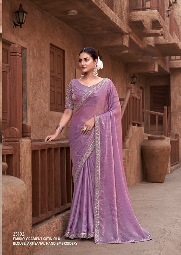 Crape Silk Georgette Saree