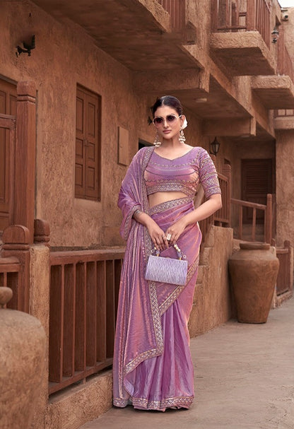Crape Silk Georgette Saree