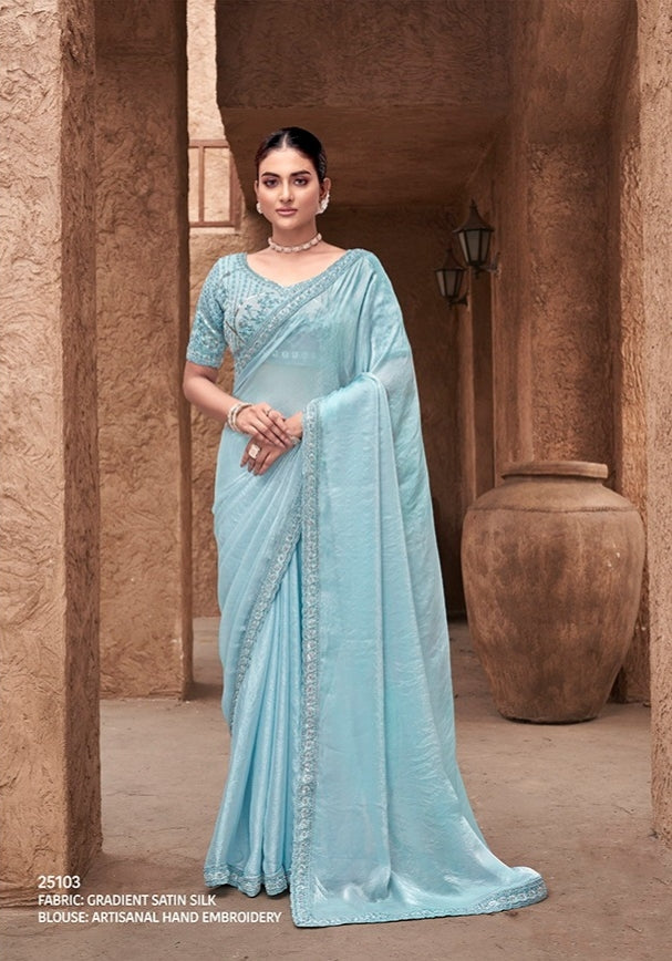 Crape Silk Georgette Saree