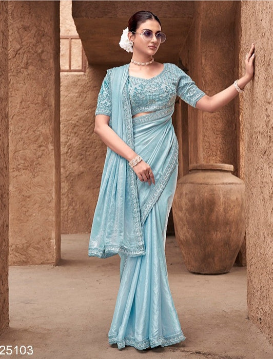 Crape Silk Georgette Saree