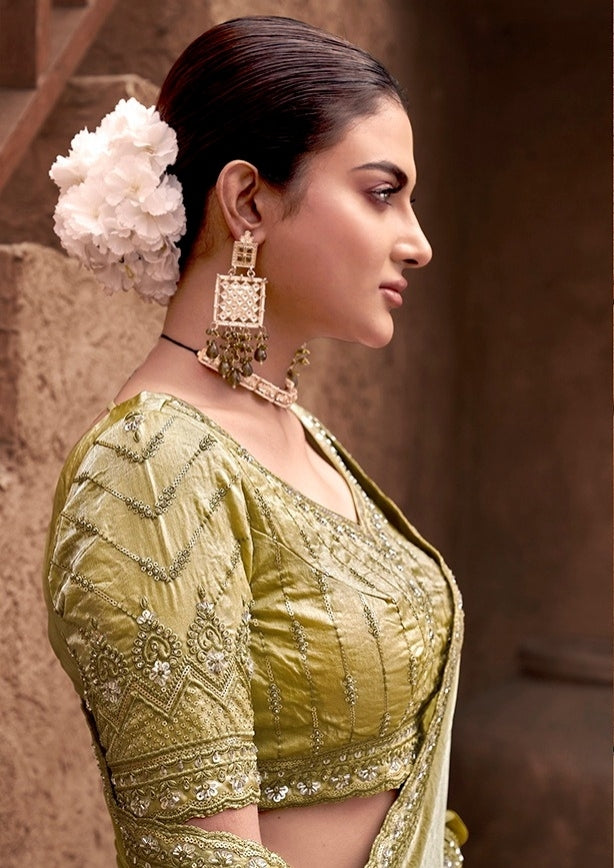 Crape Silk Georgette Saree